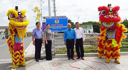 An Giang thi đua thực hiện công trình, phần việc chào mừng Đại hội Công đoàn các cấp