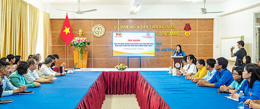 Tập huấn “Nâng cao nhận thức và kỹ năng về HIV/AIDS, lồng ghép trong đa dạng giới, sức khỏe tình dục và sức khỏe sinh sản” tỉnh An Giang năm 2023