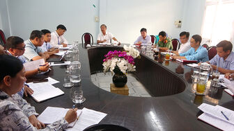 Chuẩn bị khánh thành trường học do Phó Chủ tịch nước Võ Thị Ánh Xuân vận động tài trợ