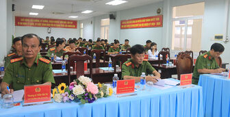Đảng bộ Công an huyện Châu Thành sơ kết giữa nhiệm kỳ 2020 - 2025