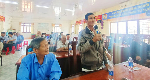 Đại biểu HĐND 3 cấp tiếp xúc cử tri xã Ô Long Vĩ