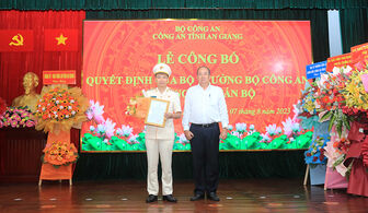 Đại tá Nguyễn Thanh Hà, Phó Giám đốc Công an Hà Nam được điều động nhận nhiệm vụ tại Công an An Giang
