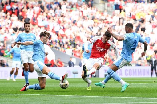 Thắng kịch tính Man City, Arsenal giành Siêu cúp Anh