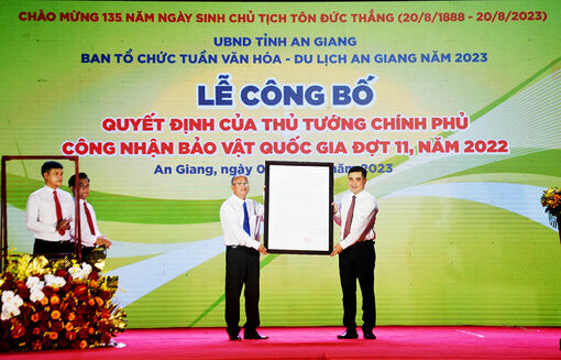 An Giang có 8 Bảo vật quốc gia
