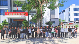 Công an TP. Châu Đốc khởi tố 21 thanh, thiếu niên “Gây rối trật tự công cộng, cố ý gây thương tích và chống người thi hành công vụ”