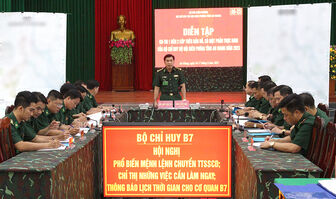 Bộ đội Biên phòng tỉnh An Giang khai mạc diễn tập năm 2023