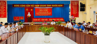 Huyện ủy Thoại Sơn sơ kết 3 năm thực hiện Chương trình hành động  02-Ctr/HU của Ban Chấp hành Đảng bộ huyện