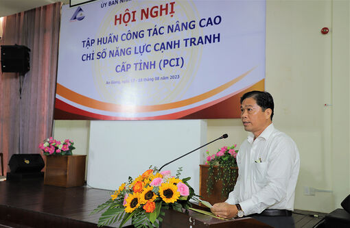 An Giang: Tập huấn công tác nâng cao Chỉ số năng lực cạnh tranh cấp tỉnh