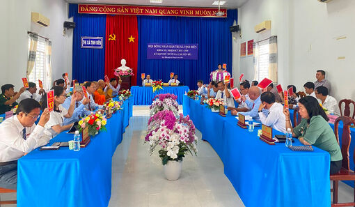 Điều chỉnh phân loại đơn vị hành chính TX. Tịnh Biên từ đơn vị hành chính loại II lên loại I