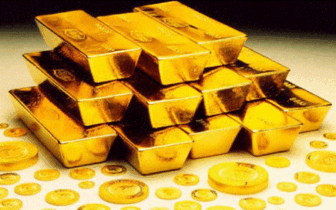 Giá vàng trong nước tăng, vàng thế giới giảm