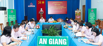 Đảng ủy Ngân hàng Chính sách xã hội tỉnh An Giang sơ kết giữa nhiệm kỳ 2020 – 2025