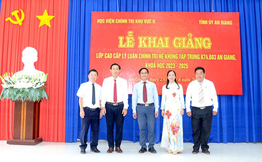 Khai giảng lớp Cao cấp lý luận chính trị K74.B03 An Giang