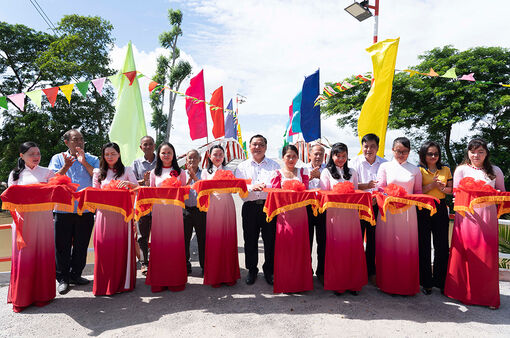 Xã Vĩnh Hanh khánh thành cầu Bốn Xã