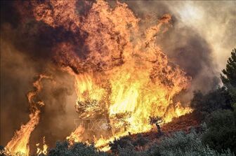 Hy Lạp ban bố lệnh sơ tán mới do cháy rừng lan rộng