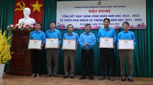 Công đoàn ngành giáo dục An Giang tổng kết hoạt động công đoàn năm học 2022-2023