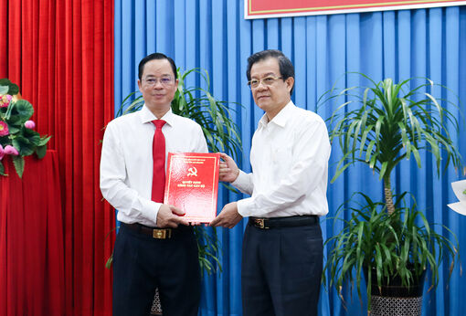 Đồng chí Thái Minh Hiển giữ chức Giám đốc Sở Tài nguyên và Môi trường An Giang