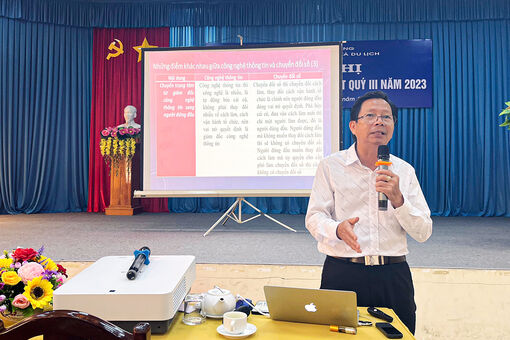 Sở Văn hóa, Thể thao và Du lịch tỉnh An Giang phổ biến, giáo dục pháp luật quý III/ 2023