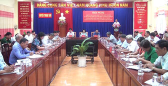 Ban Thường vụ Huyện ủy Thoại Sơn tổ chức nghiên cứu, học tập tác phẩm của Tổng Bí thư Nguyễn Phú Trọng về phòng, chống tham nhũng, tiêu cực