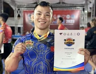 Việt Nam giành 6 huy chương vàng jujitsu bãi biển thế giới