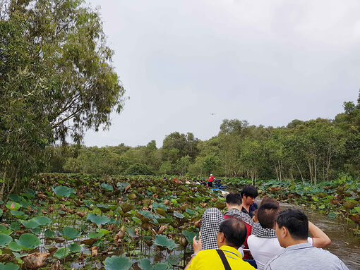 Ảnh hưởng bão SAOLA, khách du lịch đến An Giang giảm