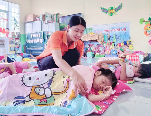 Cô giáo mầm non nhiệt huyết với công đoàn