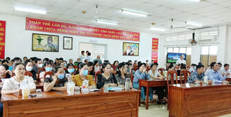 Trung tâm Y tế huyện An Phú tập huấn an toàn vệ sinh lao động