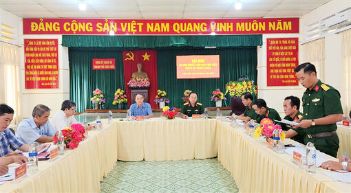 Đảng ủy Quân sự TP. Châu Đốc thực hiện tốt nhiệm vụ quân sự, quốc phòng