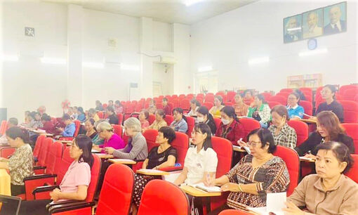 Hội Liên hiệp Phụ nữ TP. Châu Đốc tập huấn, bồi dưỡng nghiệp vụ cho cán bộ cơ sở