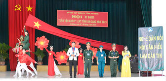 Sôi nổi Hội thi “Dân vận khéo” lực lượng vũ trang tỉnh An Giang