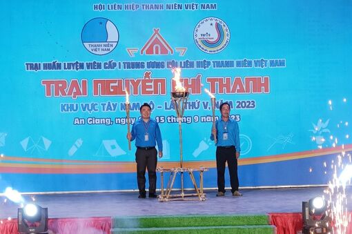Khai mạc Trại Huấn luyện viên cấp I Trung ương Hội Liên hiệp Thanh niên Việt Nam - Trại “Nguyễn Chí Thanh” - Khu vực Tây Nam Bộ lần thứ V/2023, tại An Giang