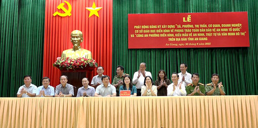 An Giang phát triển phong trào “Toàn dân bảo vệ an ninh Tổ quốc”
