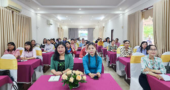 Bồi dưỡng nghiệp vụ công tác Hội Liên hiệp Phụ nữ Việt Nam cho 61 Chủ tịch, nguồn Chủ tịch Hội Liên hiệp Phụ nữ cấp cơ sở
