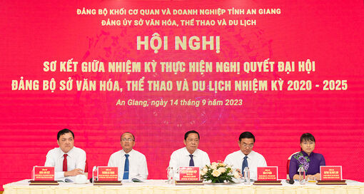 Đảng bộ Sở Văn hóa, Thể thao và Du lịch tỉnh An Giang sơ kết giữa nhiệm kỳ 2020-2025