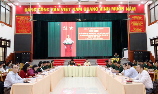 Triển khai hiệu quả nhiệm vụ quân sự, quốc phòng gắn với phát triển kinh tế - xã hội