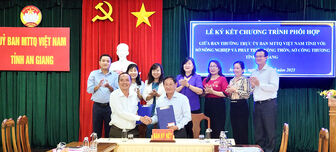 UBMTTQVN tỉnh An Giang và Sở Công Thương An Giang phối hợp thúc đẩy dùng hàng Việt Nam trong tình hình mới