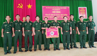 Cụm Thi đua số 1 Bộ Chỉ huy Bộ đội Biên phòng tỉnh An Giang tổng kết phong trào Quyết thắng năm 2023