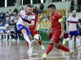Futsal Việt Nam xuất sắc cầm hòa 3-3 trước Đội tuyển Nga
