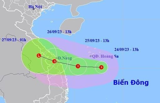Áp thấp nhiệt đới trên Biển Đông; cảnh báo mưa lớn, lũ quét, sạt lở đất