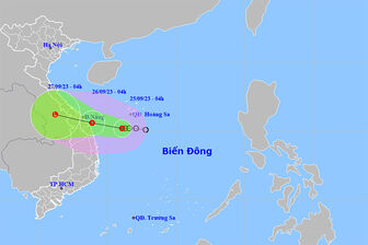 Thời tiết ngày 25/9: Áp thấp nhiệt đới gây mưa to từ Quảng Bình đến Tây Nguyên và Nam Bộ