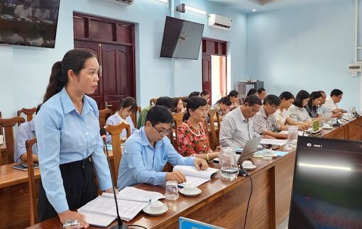 Sơ kết hoạt động bảo hiểm xã hội ở Chợ Mới 9 tháng của năm 2023