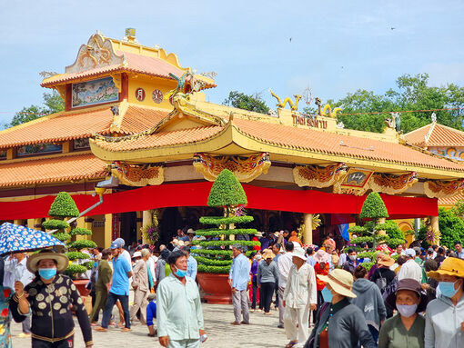 Lễ giỗ Phật thầy Tây An Đoàn Minh Huyên lần thứ 167 năm 2023