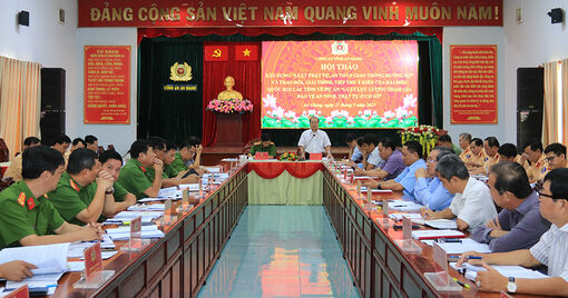 Công an An Giang hội thảo và lấy ý kiến 2 dự án luật