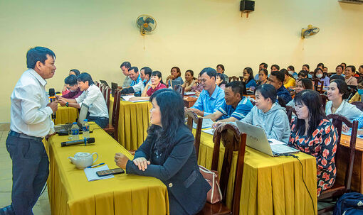Tập huấn kỹ năng khai thác tài nguyên thông tin và chuyển đổi số lĩnh vực thư viện năm 2023