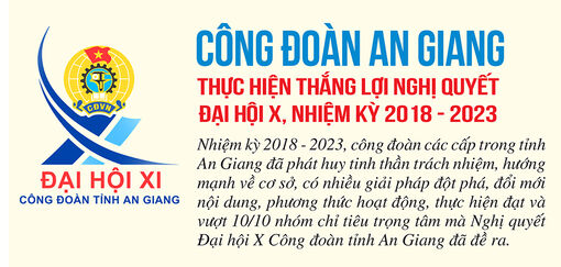 Công đoàn An Giang thực hiện thắng lợi Nghị quyết Đại hội X (nhiệm kỳ 2018 – 2023)