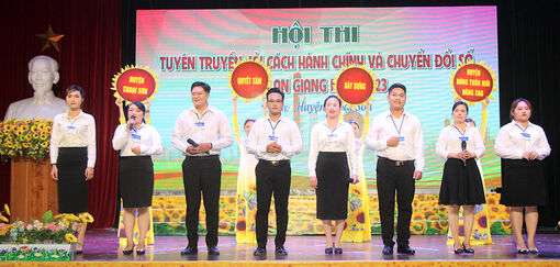 Tổ chức Hội thi tuyên truyền cải cách hành chính và chuyển đổi số tỉnh An Giang