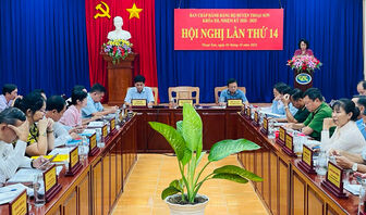 Hội nghị Ban Chấp hành Đảng bộ huyện Thoại Sơn lần thứ 14
