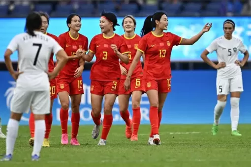 Nữ Trung Quốc thắng Uzbekistan 7-0, giành HCĐ ASIAD 19