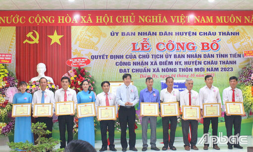 Tiền Giang nỗ lực hoàn thành chỉ tiêu xây dựng nông thôn mới