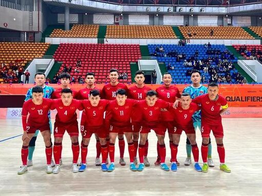 Thắng đậm Mông Cổ, tuyển futsal Việt Nam mở màn vòng loại châu Á thuận lợi