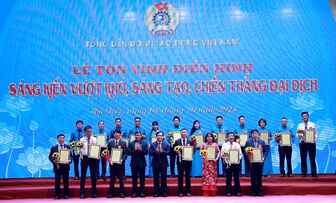 An Giang có 1 tập thể được Tổng Liên đoàn Lao động Việt Nam tôn vinh điển hình sáng kiến vượt khó, sáng tạo, chiến thắng đại dịch